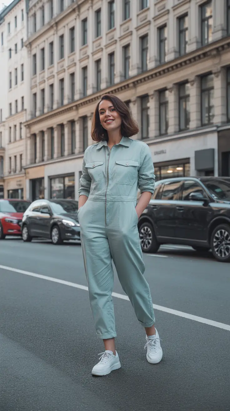 Spring Mint Utility Jumpsuits for Confident Everyday Style