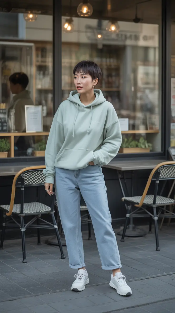 Spring Mist Green Hoodies for Easy Spring Errands