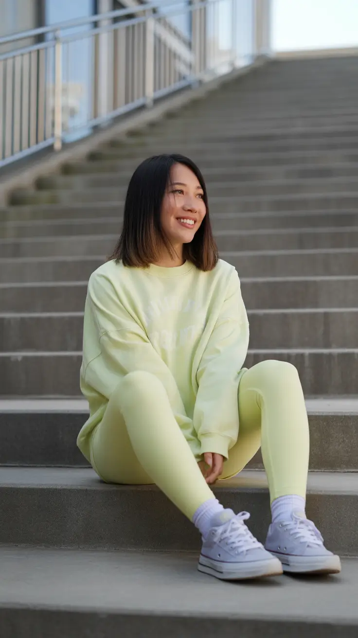 Spring Lemon Glow Loungewear for Bright Spring Mornings