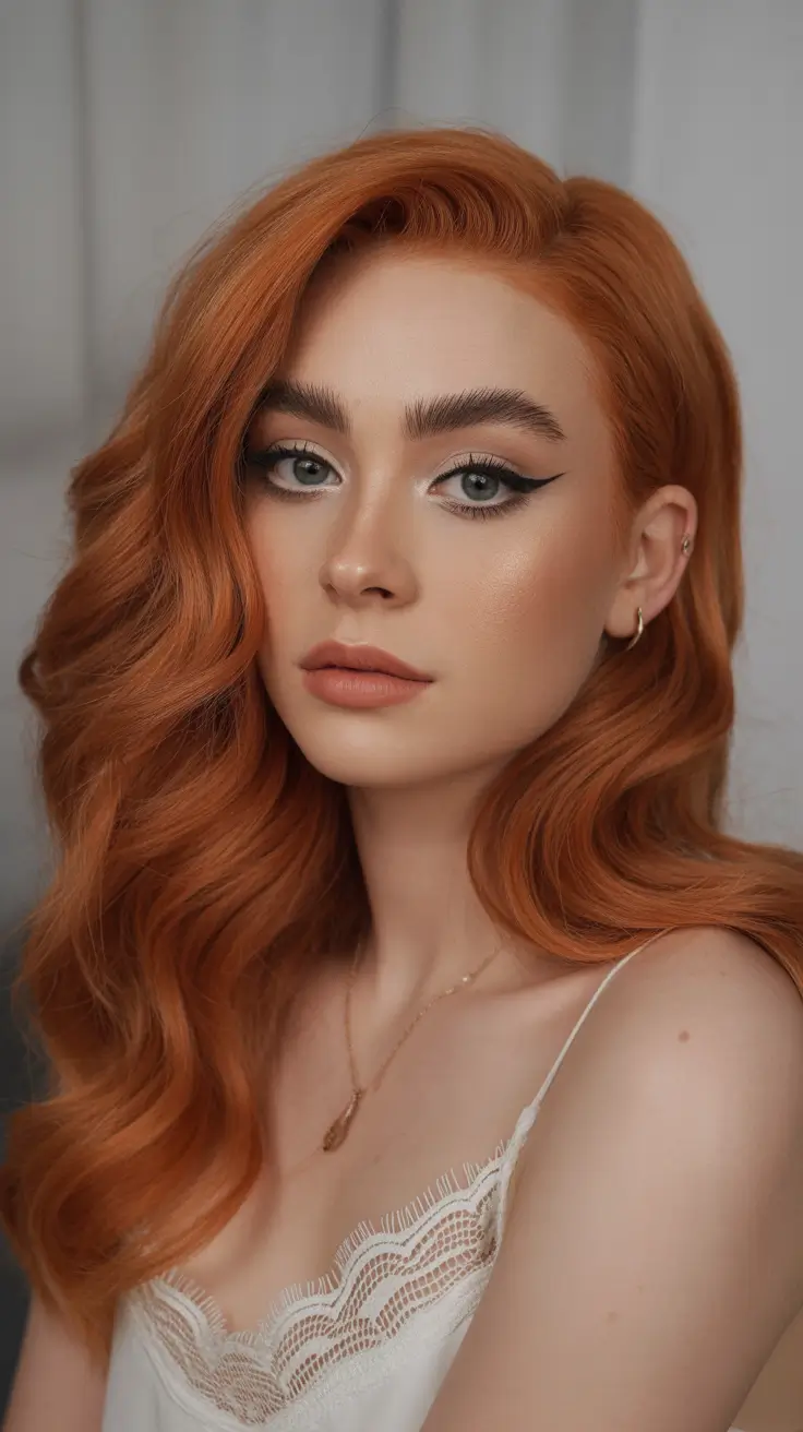 2026 February Copper Waves With Vintage Warmth