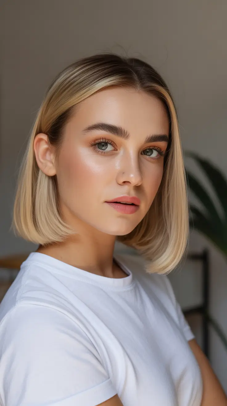 2026 February Classic Butter Blonde Bob