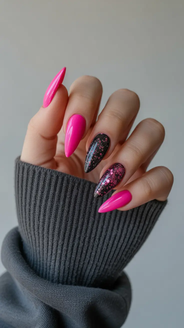 February-Hot-Pink-Black-Glitter-Play