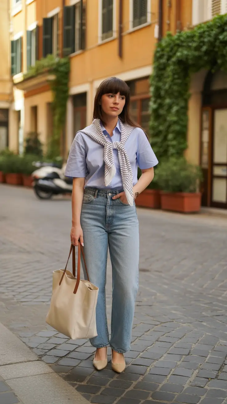 Old money - Striped Knit Layering for Understated Spring Ease