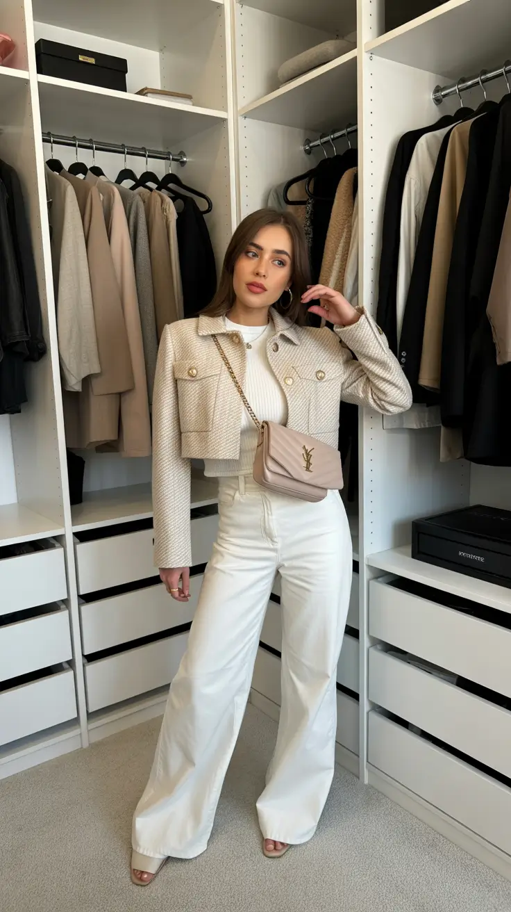 Old money - Cropped Textures and Ivory Layers for Modern Spring Softness