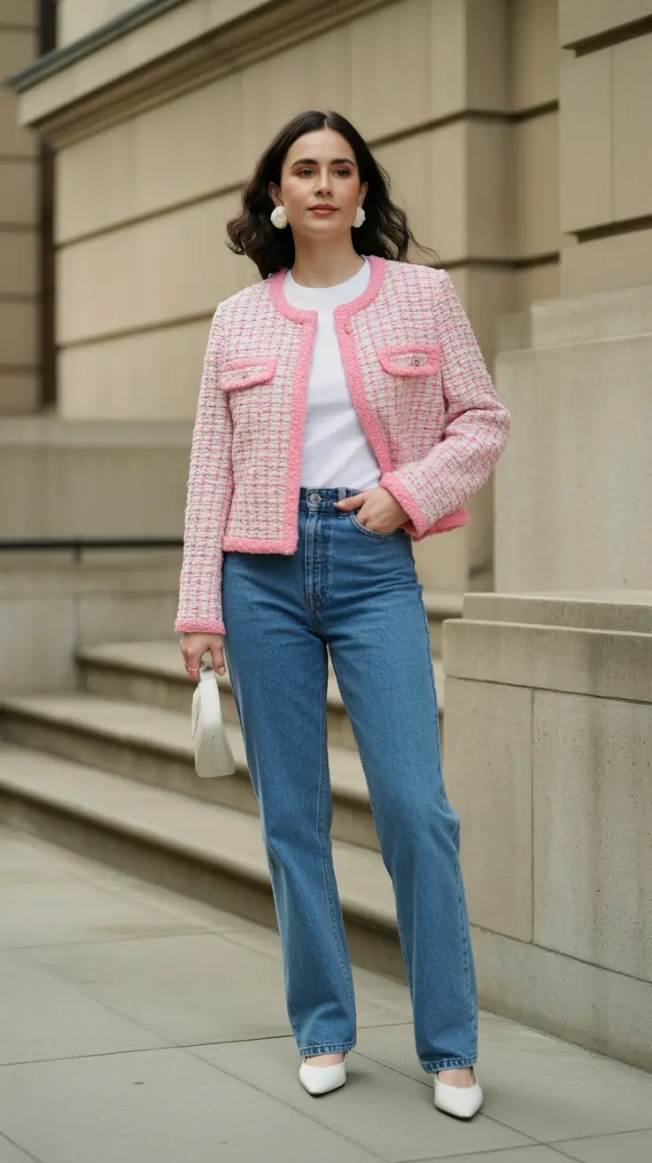 Old money - Tweed Softness for Modern Spring Romance