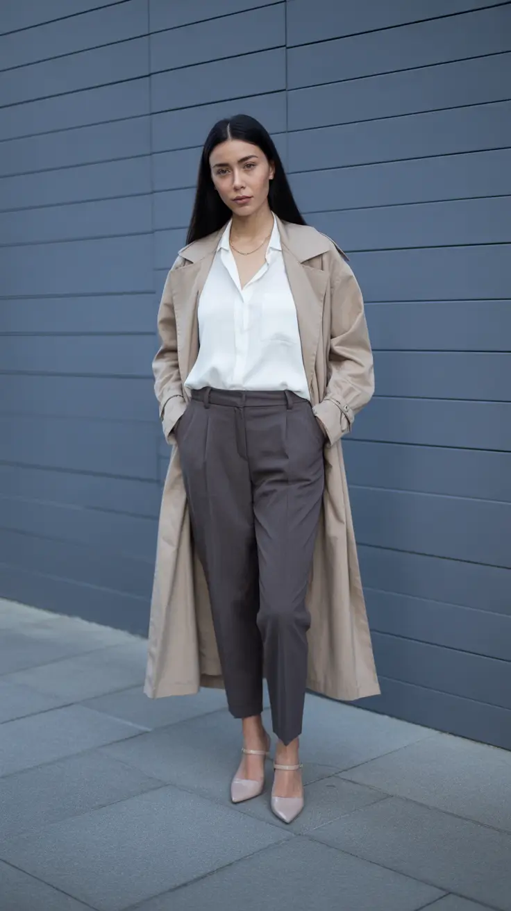 Professional Spring Workwear 2026 Effortless Trench-Layering for Crisp Spring Air