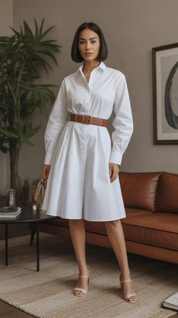 Professional Spring Workwear 2026 Crisp Shirt-Dress Freshness for the Spring Reset