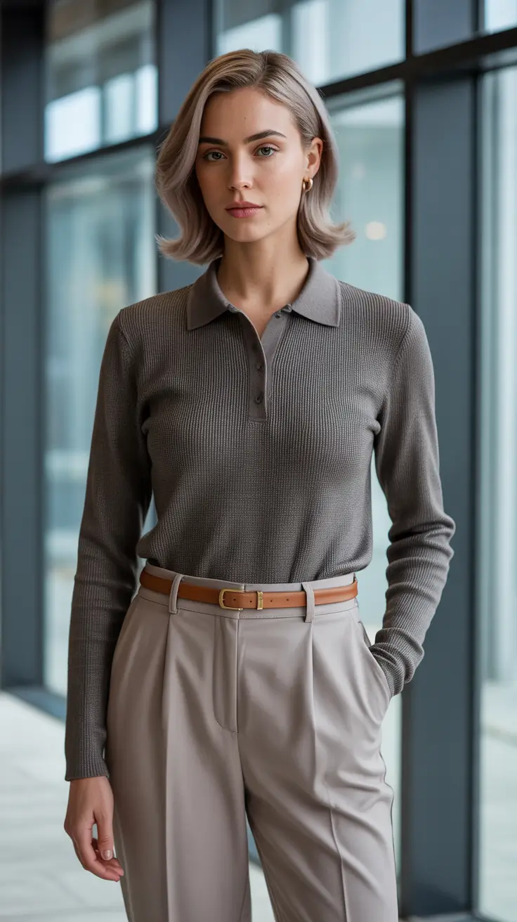 Professional Spring Workwear 2026 Soft Knit Precision for a Calm Spring Work Rhythm