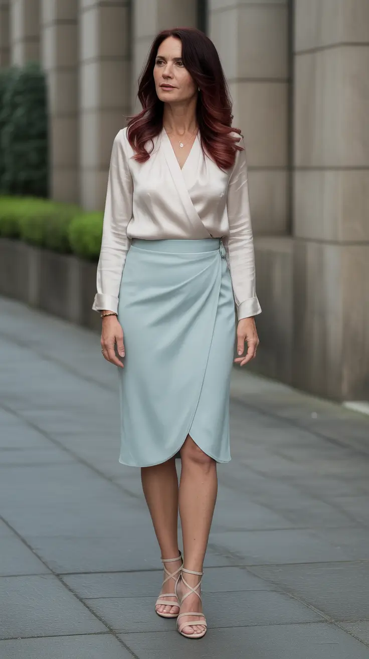 spring dressing over 50 2026 - Mint-Wrap Elegance