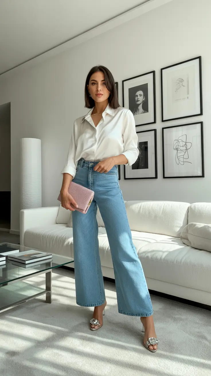 Night Polished Minimalism With a Soft Spring Glow