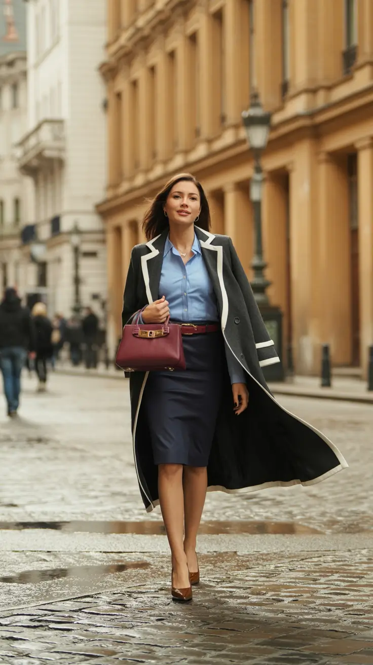 Spring-2026-Polished-office-outfits-Classic-Navy-and-Blue-With-a-Statement-Coat