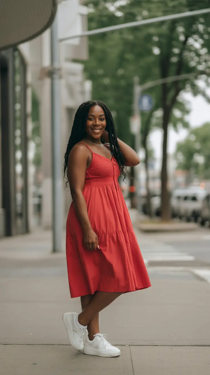 Topic Red Sundress With Everyday Ease