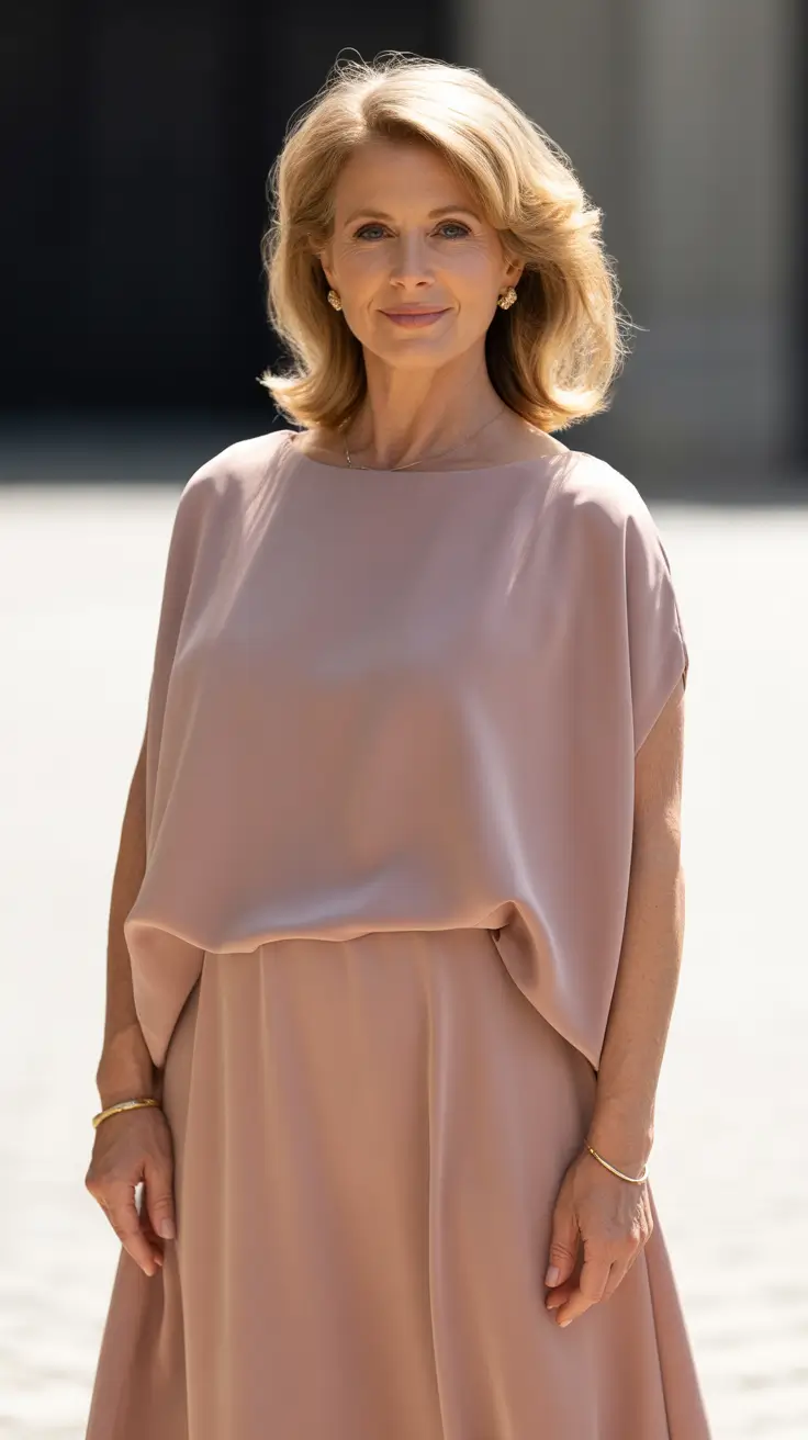 Stunning Spring Outfits for Women Over 60 2026 Soft Blush Minimalism With Graceful Ease