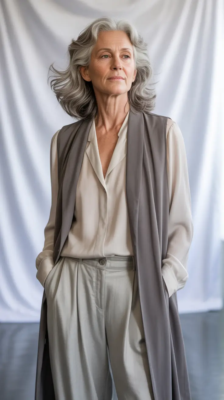 Stunning Spring Outfits for Women Over 60 2026 Layered Neutrals That Redefine Quiet Sophistication