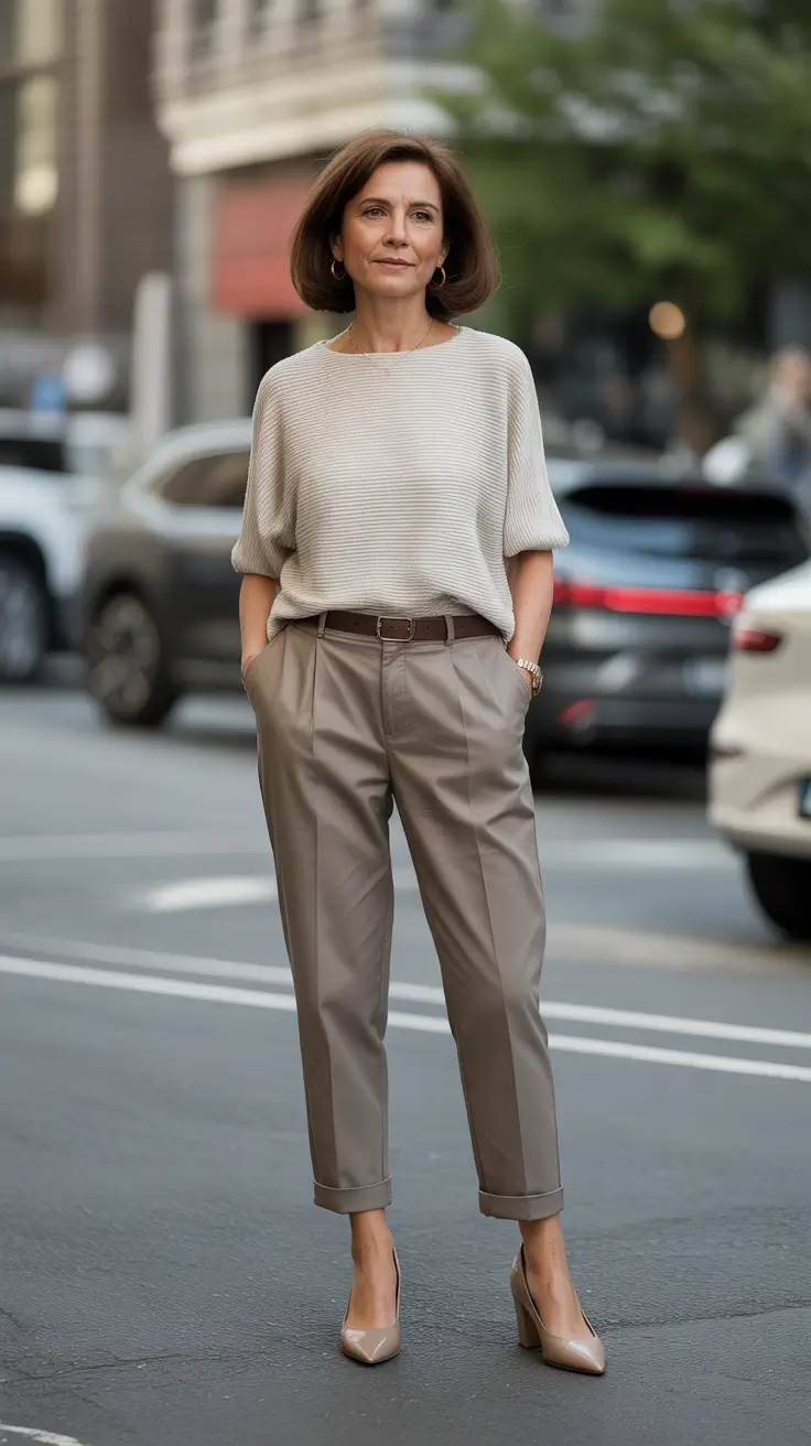 Stunning Spring Outfits for Women Over 60 2026 Streamlined Neutrals for Modern City Ease