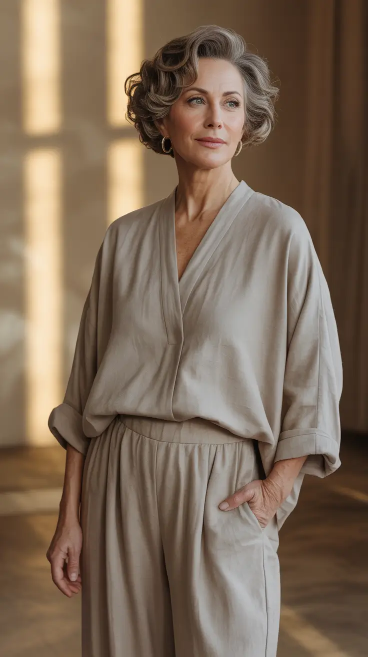 Stunning Spring Outfits for Women Over 60 2026 Effortless Soft-Structure Lounge Elegance