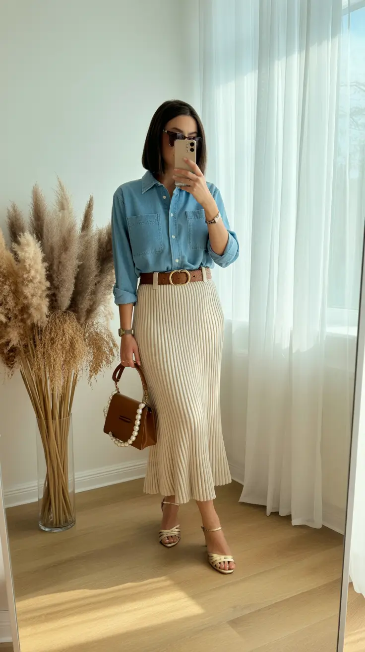 2026 Warm Neutrals and Soft Texture for an Elevated Modest Look