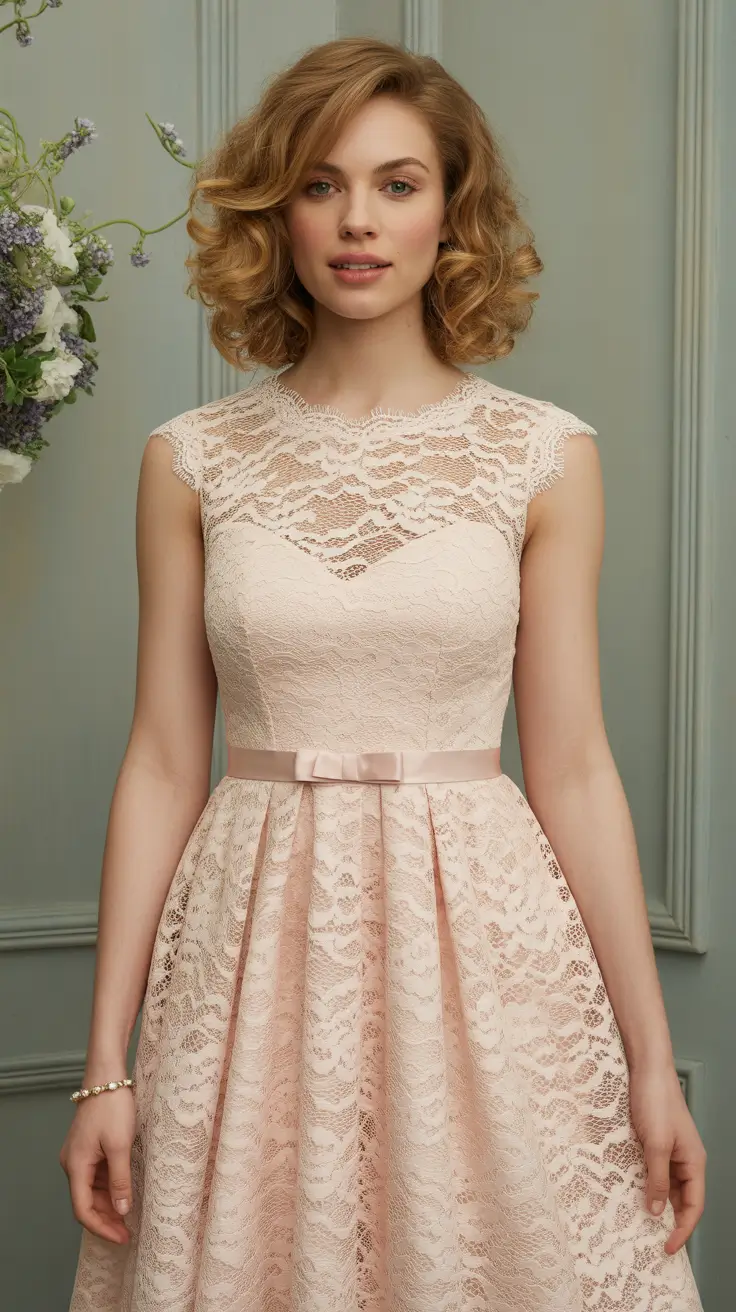 stunning spring wedding outfit 2026 Lace Pastel Classic With a Sweet Modern Edge